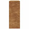 VidaXL Étagère à bois 100x40x100 cm acier résistant aux intempéries