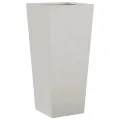 Jardinières 2 pcs 35x35x75 cm acier inoxydable