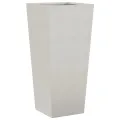 Jardinières 2 pcs 35x35x75 cm acier inoxydable