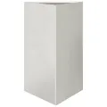 Jardinière triangulaire 50x43x75 cm acier inoxydable