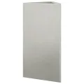 Jardinières 2 pcs triangulaire 40x40x75 cm acier inoxydable