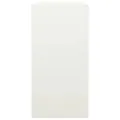 Portant de bois de chauffage blanc 100x40x80 cm acier