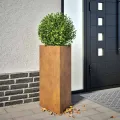 Jardinières 2 pcs triangulaire acier résistant aux intempéries