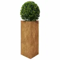 Jardinières 2 pcs triangulaire acier résistant aux intempéries
