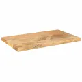 Dessus de table 40x20x3,8 cm rectangulaire bois massif manguier