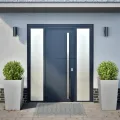 Jardinières 2 pcs 45x45x75 cm acier galvanisé