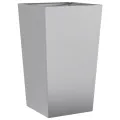 Jardinières 2 pcs 45x45x75 cm acier galvanisé