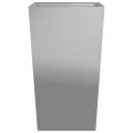 Jardinières 2 pcs 45x45x75 cm acier galvanisé