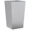Jardinières 2 pcs 45x45x75 cm acier galvanisé