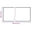 Bâche transparente avec œillets 2x4 m polyéthylène