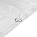Bâche transparente avec œillets 3x10 m PVC
