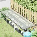 Bâche transparente avec œillets 1x3 m polyéthylène