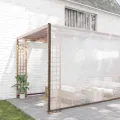 Bâche transparente avec œillets 12x12 m polyéthylène