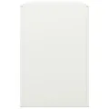 Portant de bois de chauffage blanc 100x40x60 cm acier