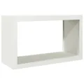 Portant de bois de chauffage blanc 100x40x60 cm acier
