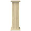 Piédestal avec rangement chêne sonoma bois d'ingénierie
