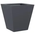 Jardinière anthracite 30x30x30 cm acier