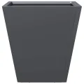 Jardinière anthracite 30x30x30 cm acier