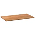 Dessus de table marron clair bois chêne massif rectangulaire
