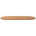 Dessus de table 280x120x4 cm bois de chêne massif ovale