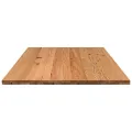 Dessus de table marron clair bois chêne massif rectangulaire