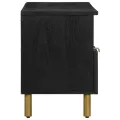 Meuble TV noir 100x33x46 cm bois d'ingénierie
