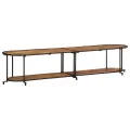 Meuble TV 200x42x40 cm bois d'acacia massif