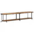 Meuble TV 200x42x40 cm bois d'acacia massif