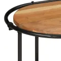 Meuble TV 200x42x40 cm bois d'acacia massif