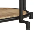Meuble TV 100x42x40 cm bois massif de manguier brut