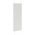 Store plissé gris clair 40x100 cm largeur du tissu 39,4 cm