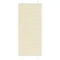 Store plissé crème 90x200 cm largeur du tissu 89,4 cm polyester