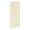 Store plissé crème 90x200 cm largeur du tissu 89,4 cm polyester