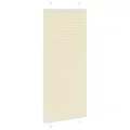 Store plissé crème 90x200 cm largeur du tissu 89,4 cm polyester