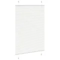 Store plissé blanc 85x150 cm largeur du tissu 84,4 cm polyester