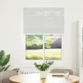 Store plissé gris clair 90x150 cm largeur du tissu 89,4 cm