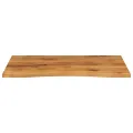 Dessus de bureau avec courbe 110x80x2,5 cm manguier massif brut