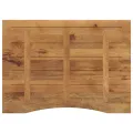 Dessus de bureau avec courbe 110x80x2,5 cm manguier massif brut