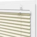 Store plissé crème 115x100cm largeur du tissu 114,4cm polyester