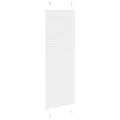 Store plissé blanc 40x150 cm largeur du tissu 39,4 cm polyester