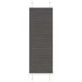 Store plissé noir 40x150 cm largeur du tissu 39,4 cm polyester