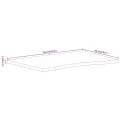 Dessus de bureau avec courbe 110x60x2,5 cm manguier massif brut