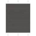 Store plissé noir 105x100 cm largeur du tissu 104,4cm polyester