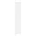 Store plissé blanc 45x200 cm largeur du tissu 44,4 cm polyester