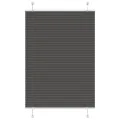 Store plissé noir 95x100 cm largeur du tissu 94,4 cm polyester