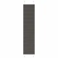 Store plissé noir 50x200 cm largeur du tissu 49,4 cm polyester