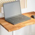 Dessus de bureau marron clair bois chêne massif rectangulaire