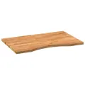 Dessus de bureau marron clair bois chêne massif rectangulaire
