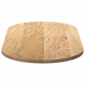 Dessus de table 100x50x2 cm bois de chêne massif ovale