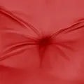 Coussins de palette lot de 2 rouge 50x50x7 cm tissu oxford